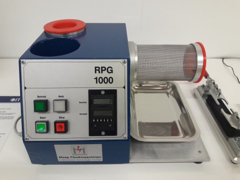 Rieselfähigkeitsprüfgerät