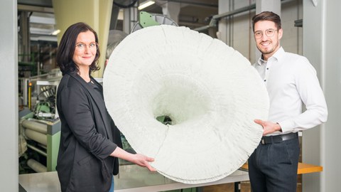 Aufnahme am ITM mit entwickelter Struktur