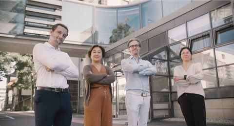Foto mit den Forscherteam der TU Dresden