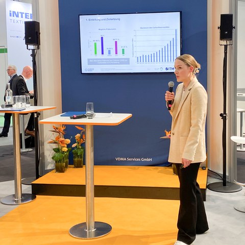 M.Sc. Katharina Maria Ernst during her presentation