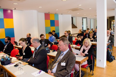 Foto: Teilnehmer:innen auf dem CF-Kolloquium 2018