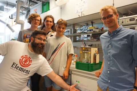 Das TUD Team beim 99 Euro Bioreaktorwettbewerb