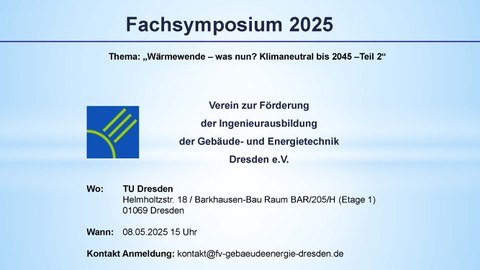 Ankündigung zum Fachsymposium