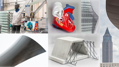 The institute at the Techtextil trade fair with selected research results. 