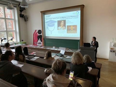 Eröffnung des Internationalen Tags der Frauen in der Wissenschaft an der TUD.