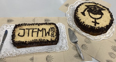 Blick auf die Torte