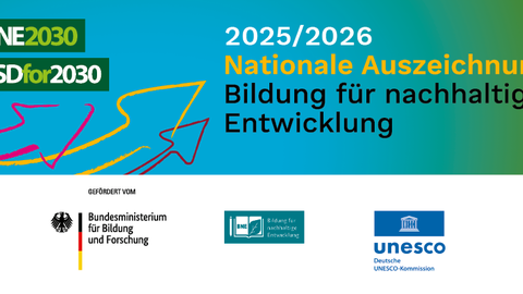 Logo Nationale Auszeichnung – Bildung für nachhaltige Entwicklung