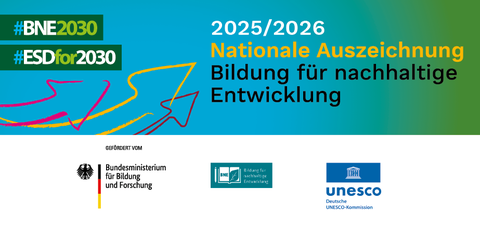Logo Nationale Auszeichnung – Bildung für nachhaltige Entwicklung