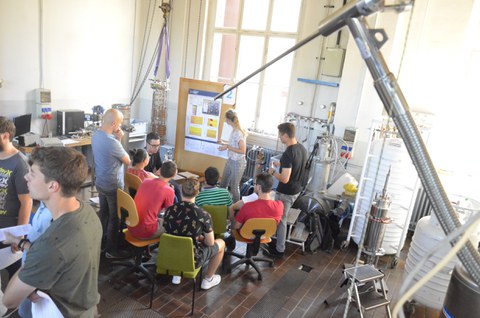 Students at a workshop
