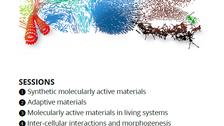 Flyer zur Konferenz „Engineering Life 2021: Active Matter Across Scales“, die vom 27. bis 29. Juni 2022 von der Technischen Universität Dresden und B CUBE abgehalten wird.