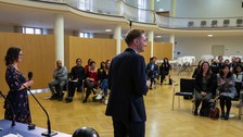 Daniela Mohrich and Philip Grünauer (presenters)