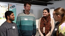 Foto einer Kleingruppe beim GC Lab