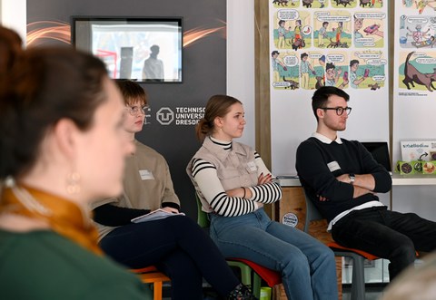 Diskussionsrunde im Rahmen des GC Lab
