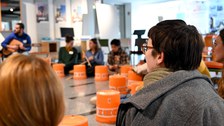 Foto einer Trommelübung beim GC Lab