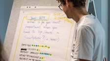 Workshop on the topic of "Resource injustice using the example of mining and the smartphone" by Oscar Choque and Francesca Piccinotti (Ayni - Verein für Ressourcengerechtigkeit e.V./arche noVa - Initiative für Menschen in Not e.V.)
