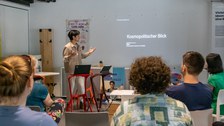 Workshop on the topic “Cosmopolitan perspective and attitude of anti-discrimination and anti-racism” with Hàochéng Lóu (Dachverband der Migrant:innenorganisationen in Ostdeutschland) 