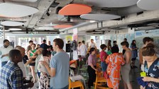 Intensive exchange in the pitch and networking meeting
