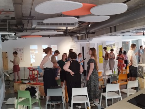 Intensive exchange in the pitch and networking meeting