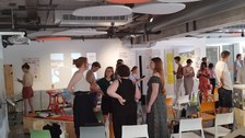 Intensive exchange in the pitch and networking meeting
