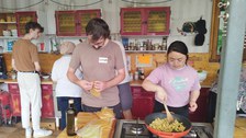Cooking together in the Alte Gärtnerei