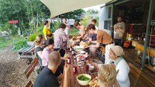 Dinner together in the Alte Gärtnerei