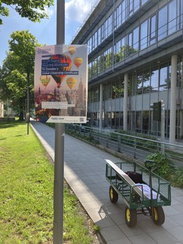 The GCC posters on campus