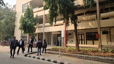 TU delegates during their visit to IIT Delhi