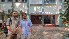 Besuch der beiden TUD Studierenden am IIT Madras