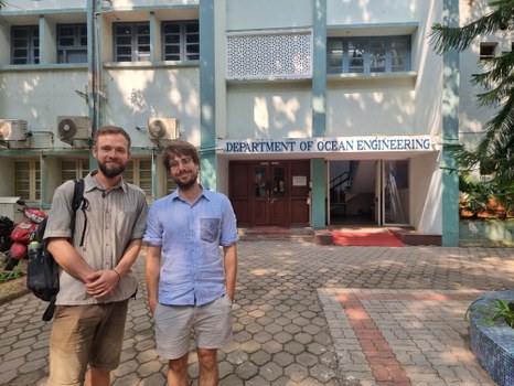 Besuch der beiden TUD Studierenden am IIT Madras