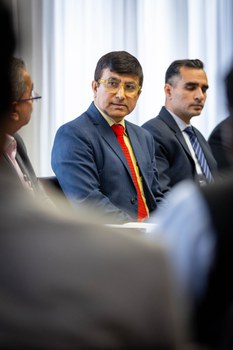 Dr. Ramanuj Banerjee, Berater für Wissenschaft und Technologie der Indischen Botschaft in Berlin