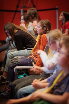Impressionen von der Kinder-Uni mit Junior-Professor Mario Baumann