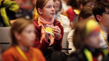 Impressionen von der Kinder-Uni mit Junior-Professor Mario Baumann