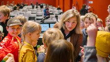 Impressionen von der Kinder-Uni mit Dr. Birgit Böhme