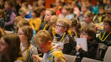 Impressionen von der Kinder-Uni mit Dr. Birgit Böhme