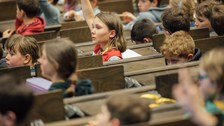 Impressionen von der Kinder-Uni mit Dr. Judith Konantz