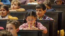 Impressionen von der Kinder-Uni mit Dr. Judith Konantz