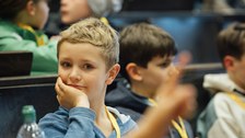 Impressionen von der Kinder-Uni mit Dr. Judith Konantz