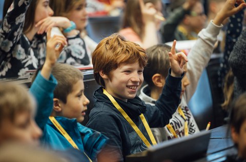 Impressionen von der Kinder-Uni mit Dr. Judith Konantz