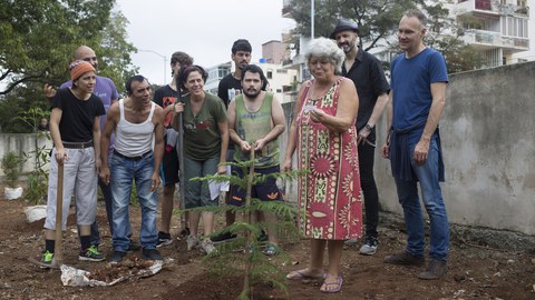 Yornel Martínez in Havanna Kuba im Rahmen seines Projekts "Jardín imaginario"