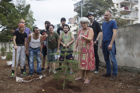 Yornel Martínez in Havanna Kuba im Rahmen seines Projekts "Jardín imaginario"