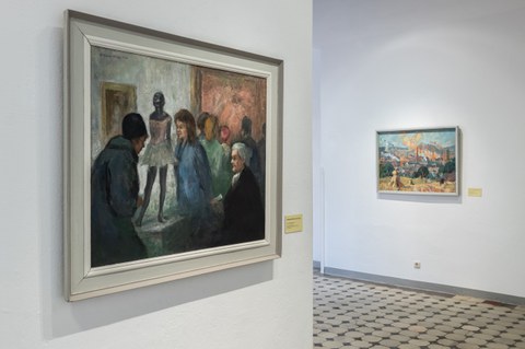 Ausstellungsansicht Sonderausstellung Ostmoderne #2. Der Kunstbesitz der 1960er-Jahre in der Altana Galerie der Kustodie der TU Dresden, September 2020 bis Januar 2021