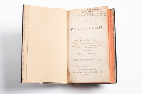 Handschriftliche Widmung von Viktor Klemperer