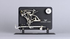 Modell des Typenhelmechanismus der Schreibmaschine Continental Silenta, Wanderer-Werke A.G. Chemnitz um 1935 (TU Dresden, Sammlung Feinwerktechnik)