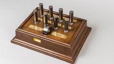 Prüflehren-Satz (Feinpassung 30 mm), Ludwig Loewe & Co. , Berlin um 1925 (TU Dresden, Sammlung Fertigungsmesstechnik)
