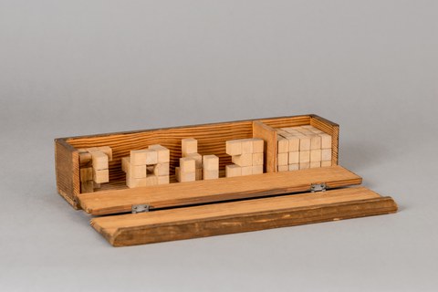 Klemmsche Bauprobe, um 1940 (TU Dresden, Sammlung Psychologische Apparate)