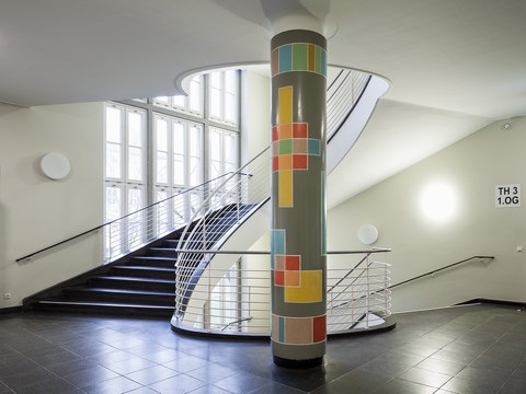 Hermann Glöckner, Spektralanalyse, Recknagel-Bau, 1957 