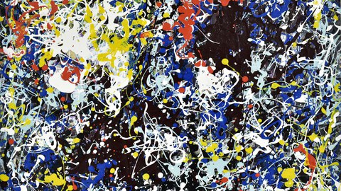 Hans Christoph  Ohne Titel. 1976  Mischtechnik mit Lack auf Karton; 30 x 42 cm  Kunstbesitz der Kustodie der TUD; Inv.-Nr. KB4072  Foto: Kustodie, TUD