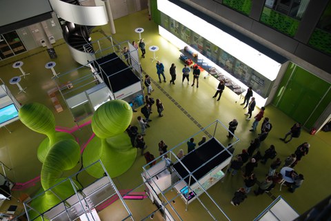 Ein Blick in die Ausstellung //DataSpaces