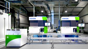 Lagerrobotik Askion der BioBank Dresden