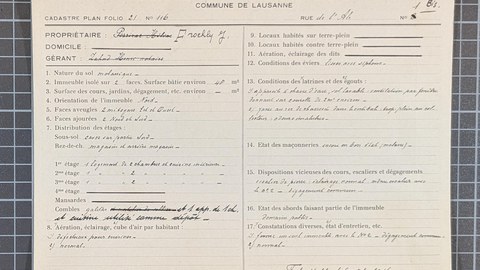cccGesundheitsfragebogen der Häuser Lausanne